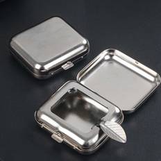 1pcs Travel Ashtray Small Ashtrays with Lid Detachable Home Ash Organizer