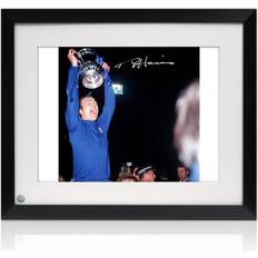 Exclusive Memorabilia Ron Harris Signed Chelsea Photo: Cup Final Replay. Framed