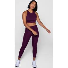 Topanga Cross Back Bra - Purple