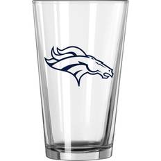 Without Handles Beer Glasses Logo Brands Denver Broncos Gameday Beer Glass 16fl oz