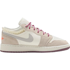 Children's Shoes Nike Air Jordan 1 Low SE GS - Sail/Legend Light Brown/Violet Dust/Neutral Grey