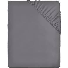 Utopia Bedding Deep Pocket Bed Sheet Grey (200x160cm)