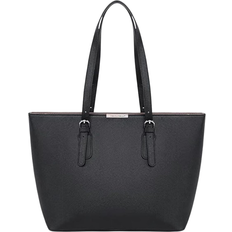 Large Shopper Tote Bag - Black