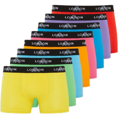 FM London Men’s Stretch Fit Boxers 8-pack - Neon