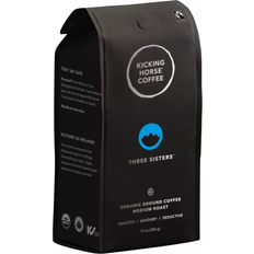 USDA Organic Whole Bean Coffee Kicking Horse Coffee Three Sisters Ground Organic Medium Roast 10oz