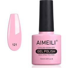 AIMEILI Soak Off UV LED Pink Gel Nail Polish #121 Rosa Rugosa 10ml