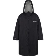 Oversized - Unisex Jassen Regatta Outdoor Active Waterproof Zip Surfing Robe - Zwart