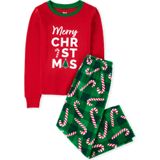 Boys - Green Nightwear The Children's Place Kid's Matching Family Merry Christmas Candy Pajamas - Highland (3033468-HM)