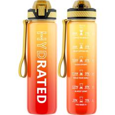 Motivational drikkedunk QLUR Motivational Yellow Red Drikkedunk 1L
