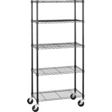 Amazon Basics 5-Shelf Black Hyllsystem 76.2x164.5cm