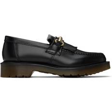 Dr. Martens Adrian Snaffle Smooth Leather Kiltie Loafers - Black