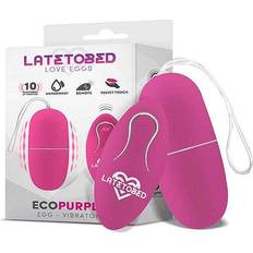 Egg vibrator Sexleksaker LateToBed Ecopurple Vibrating Egg