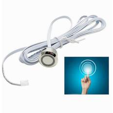 Dimmerabile Strisce luminose Trade-Shop PULSANTE Silver Light Strip