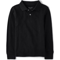 Polo baby boy The Children's Place Boy's Uniform Pique Polo - Black (2045101-01)