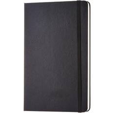 Amazon Basics Classic Casebound Notebook with Elastic Closure 240 Pages Plain Large