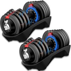Adjustable Dumbbell 1.5 to 18kg with Strength Training Base