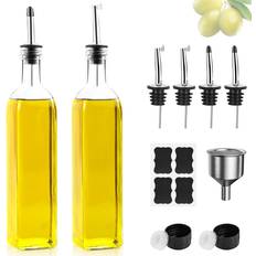 Non-Slip Oil- & Vinegar Dispensers - Oil- & Vinegar Dispenser 50cl 2pcs