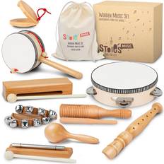 Wooden Toys Musical Toys Stoie's Musical Instruments Set