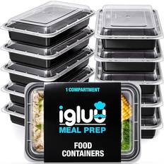 Stackable Food Containers 1 Compartment Bento Food Container 30pcs 0.828L