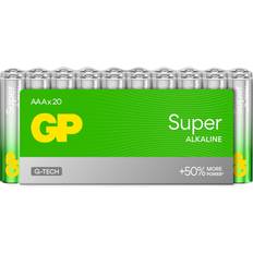 GP Batteries AAA Super Alkaline 20-pack