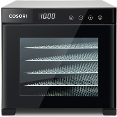 Cosori Alimentare Acciaio Inox 35°-75" 6 Vassoi Removibili 50 Ricette Gratuite Timer 48H