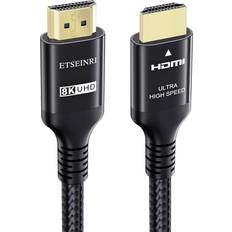 Etseinri 48Gbps 60Hz 8K 2.1 HDMI A - HDMI A M-M 1m