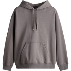 H&M Loose Fit Hoodie - Dark Brown