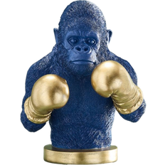 WERNS Piggy Bank Gorilla Rocky Blue/Gold Prydnadsfigur 35.5cm