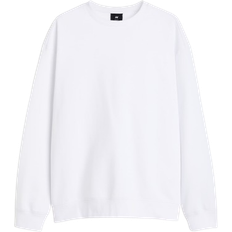 H&M Loose Fit Sweatshirt - White