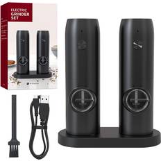 USB Electric Pepper Mill, Salt Mill 2pcs