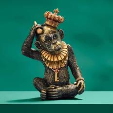 WERNS Monkey Prince Pongo Black/Gold Figurine 34.5cm