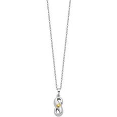 Silver Plated - Unisex Necklaces Kevin Jewelers Infinite Love Ash Holder Necklace - Silver/Gold