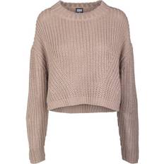 Urban Classics Wide Oversize Knitted Sweater - Taupe