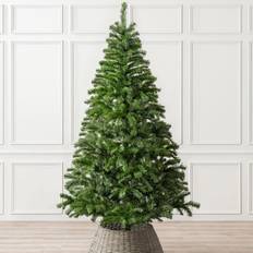 Christow Traditional Spruce Bushy Branches Green Christmas Tree 210cm