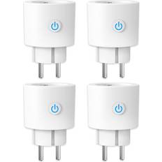 Elnät Smarta styrenheter ANTELA Wifi Smart Plug Pack-4