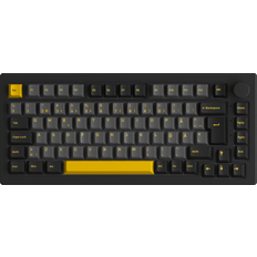 Akko Tastaturer Akko 5075B Plus-S Akko V3 Cream Yellow Wireless Hotswap Keyboard (Nordic)