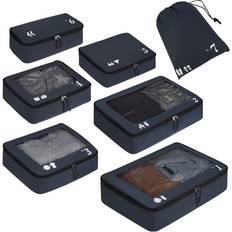 Återvunna material Resetillbehör Ecohub Packing Cubes - 7 delar