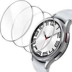 JeTech Tempered Glass Film Anti-Scratch Screen Protector for Galaxy Watch Ultra/6 Classic 47mm 3-Pack