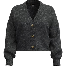 Merino Wool Cardigans Smartwool Women's Cozy Lodge Cropped Cardigan Sweater - Charcoal Heather