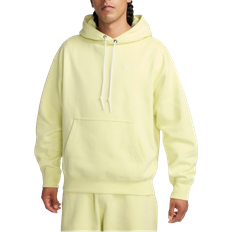 Nike Solo Swoosh Men's Fleece Pullover Hoodie - Luminous Green/White