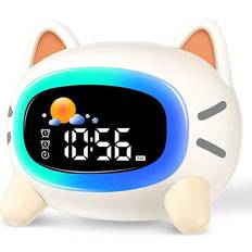 Lemnoi Moon/Sun Display Bright Digital Cat Alarm Clock