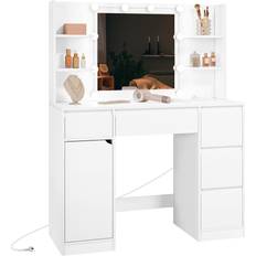 WOLTU Large White Sminkbord 40x110cm