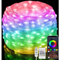 Fjärrkontroll - Inomhusbelysning - RGB Ljusslingor Electight RGBIC Smart Multicolour Ljusslinga 150 Lampor