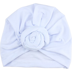 Beanies Thinsont Turban Headwrap African Style Knot Beanie - Kids White