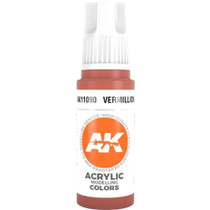 AK Interactive 3rd Generation Acrylic Modelling Colors Vermillion 17ml