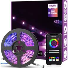 Diyife LED with Smart App Control White Ljuslist