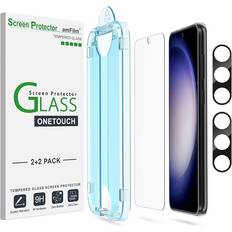 AmFilm Skärmskydd AmFilm OneTouch Screen Protector for Galaxy S23 (2+2 Pack)