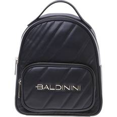 Baldinini Backpack in black quilted leather Black ONE Size