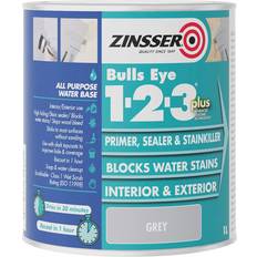 Zinsser Grey Paint Zinsser Bulls Eye 1-2-3 Plus Primer Sealer 2.5 Lite Grey 2.5L