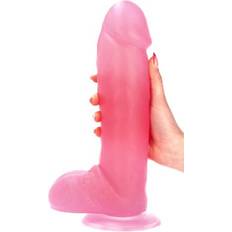 Sexleksaker Toyz4Lovers Fulvio Dildo Transparent Pink 31 cm